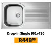 Drop In Single-910 x 430
