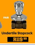Undertile Stopcock