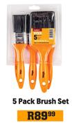 5 Pack Brush Set