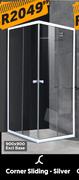 Soft Collection Corner Sliding-Silver 900 x 900