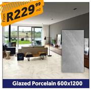 Glazed Porcelain 600 x 1200-Per Sqm