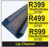 Lip Channel 31720-75 x 50 x 20 x6m