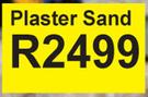  Plaster Sand  