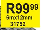 Y Bar 31752-6m x 12mm
