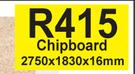 Boards Chipboard-2750 x 1830 x 16mm