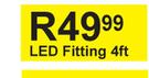 Fluorescent LED Globe 35704-4ft