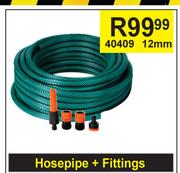 Hosepipe + Fittings 40409-12mm