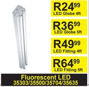 Fluorescent LED Globe 35303-4ft