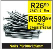 Nails 75/100/125mm 37685/37674/5-25kg