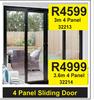 4 Panel Sliding Door 4 Panel 32213-3m