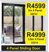 4 Panel Sliding Door 4 Panel 32213-3.6m