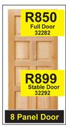 8 Panel Door Full Door 32282