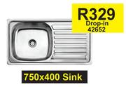 750 x 400 Sink Drop-In 42652