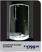 Quarter Round Shower