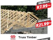 SABS Truss Timber 38x114mm-Per m