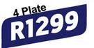 Gas Burner 4 Plate