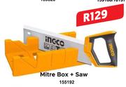 Ingco Mitre Box + Saw
