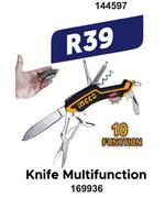 Ingco Knife Multifunction (10 Function)