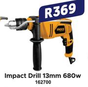 Ingco Impact Drill 13mm 680W