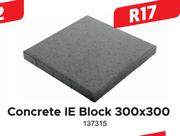 Concrete IE Block 300 x 300