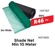 Shade Net Min 10 Meter 3m Wide-Per m