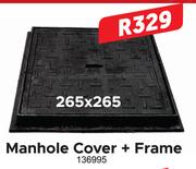 Manhole Cover + Frame 265 x 265