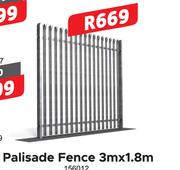 Palisade Fence 3m x 1.8m