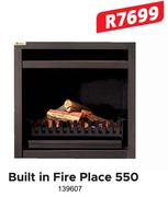 Built In Fire Place 550