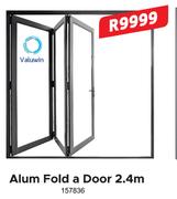 Valuwin Alum Fold A Door 2.4m
