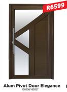 Alum Pivot Door Elegance