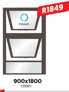 Valuwin Aluminium Window 900 x 1800