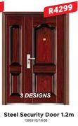 Steel Security Door 3 Designs 1.2m