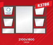 Valuwin Aluminium Window 2100 x 1800