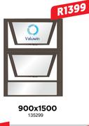 Valuwin Aluminium Window 900 x 1500