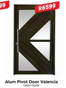 Alum Pivot Door Valencia