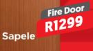 Sapele Fire Door