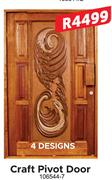 Craft Pivot Door 4 Designs