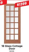 18 Glass Cottage Door