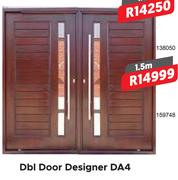 Dbl Door Designer DA4 1.3m