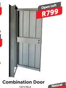 Combination Door Open Left
