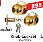 Knob Lockset 4 Colours