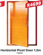 Horizontal Pivot Door 1.2m