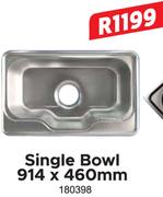 Single Bowl 914 x 460mm