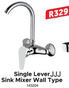 Single Lever JJJ Sink Mixer Wall Type