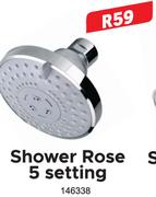 Shower Rose 5 Setting