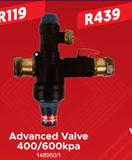 Advanced Valve 400/600 Kpa