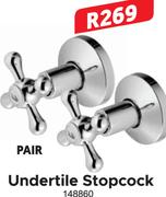 Undertile Stopcock-Per Pair