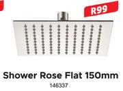 Shower Rose Flat 150mm