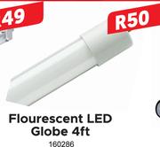 Flourescent LED Globe 4Ft