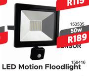 LED Motion Floodlight 50W
